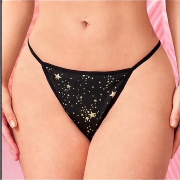 Victoria's Secret Black Star & Moon Push-Up Bra Set - Picture 3 of 13